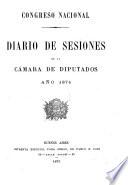 Diario de sesiones de la Cámara de Diputados