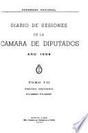 Diario de sesiones de la Cámara de Diputados