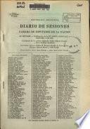 Diario de sesiones de la Cámara de diputados