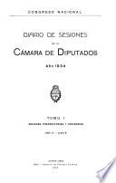Diario de sesiones de la Cámara de Diputados