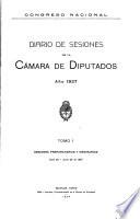 Diario de sesiones de la Cámara de Diputados