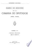 Diario de sesiones de la Cámara de Diputados