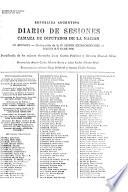 Diario de sesiones de la Cámara de Diputados