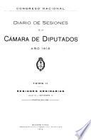Diario de sesiones de la Cámara de diputados
