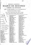 Diario de sesiones de la Cámara de Diputados