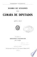 Diario de sesiones de la Cámara de Diputados