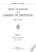 Diario de sesiones de la Cámara de Diputados