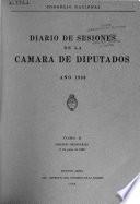 Diario de sesiones de la Cámara de Diputados