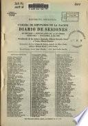 Diario de sesiones de la Cámara de diputados