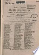 Diario de sesiones de la Cámara de diputados