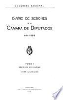 Diario de sesiones de la Cámara de Diputados