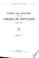 Diario de sesiones de la Cámara de Diputados