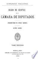 Diario de sesiones de la Cámara de Diputados