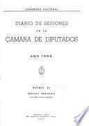 Diario de sesiones de la Cámara de Diputados