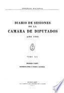 Diario de sesiones de la Cámara de diputados