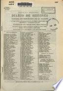 Diario de sesiones de la Cámara de diputados