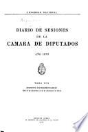 Diario de sesiones de la Cámara de Diputados