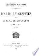 Diario de sesiones de la Cámara de Diputados