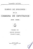 Diario de sesiones de la Cámara de Diputados
