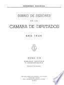 Diario de sesiones de la Cámara de Diputados