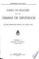 Diario de sesiones de la Cámara de Diputados