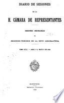 Diario de sesiones de la Cámara de Representantes