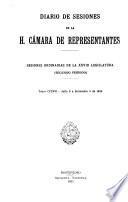 Diario de sesiones de la Cámara de Representantes