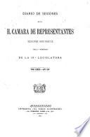 Diario de sesiones de la Cámara de Representantes