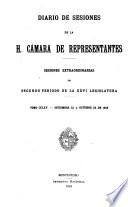 Diario de sesiones de la Cámara de Representantes