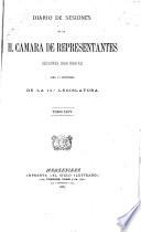 Diario de sesiones de la Cámara de Representantes