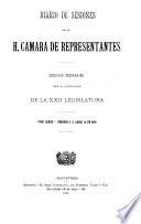 Diario de sesiones de la Cámara de Representantes