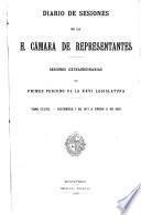 Diario de sesiones de la Cámara de Representantes