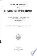 Diario de sesiones de la Cámara de Representantes