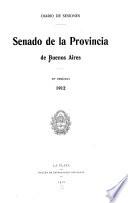 Diario de sesiones de la Cámara de senadores de la provincia de Buenos Aires