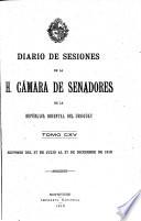 Diario de sesiones de la Cámara de Senadores de la República Oriental del Uruguay