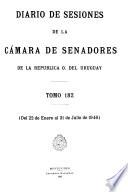 Diario de sesiones de la Cámara de Senadores de la República Oriental del Uruguay