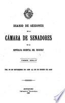 Diario de sesiones de la Cámara de Senadores de la República Oriental del Uruguay