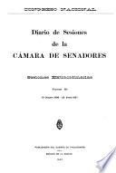 Diario de sesiones de la Cámara de Senadores