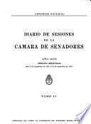 Diario de sesiones de la Cámara de Senadores