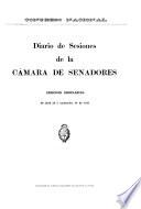 Diario de sesiones de la Cámara de Senadores