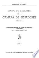 Diario de sesiones de la Cámara de Senadores