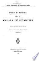Diario de sesiones de la Cámara de Senadores