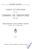 Diario de sesiones de la Cámara de Senadores
