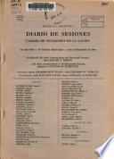 Diario de sesiones de la Cámara de Senadores