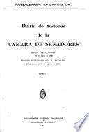 Diario de sesiones de la Cámara de Senadores