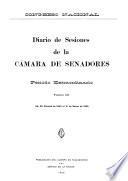 Diario de sesiones de la Cámara de Senadores