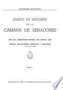 Diario de sesiones de la Cámara de Senadores