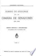 Diario de sesiones de la Cámara de Senadores