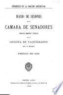 Diario de sesiones de la Cámara de Senadores