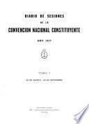 Diario de sesiones de la Convención Nacional Constituyente, año 1957: 30 de agosto-23 de septiembre